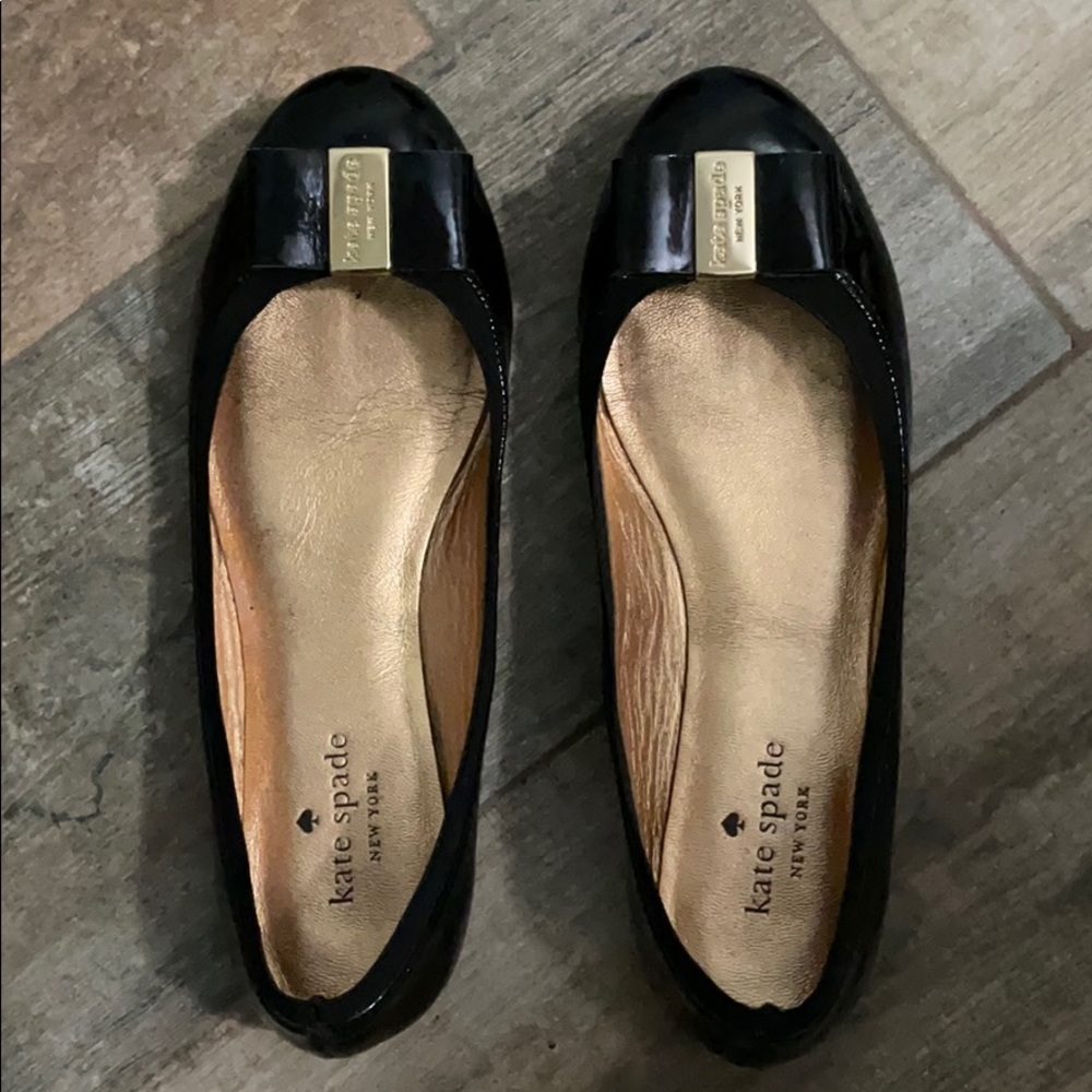 Kate Spade Black Flats